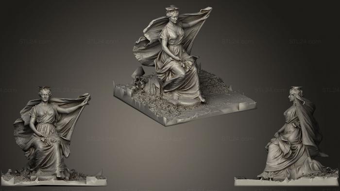 Statues antique and historical (MGECF France, STKA_0922) 3D models for cnc